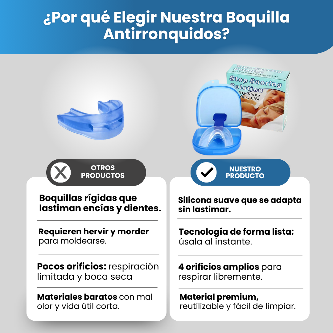 Comparación: nuestra boquilla de silicona suave frente a otras boquillas rígidas que lastiman